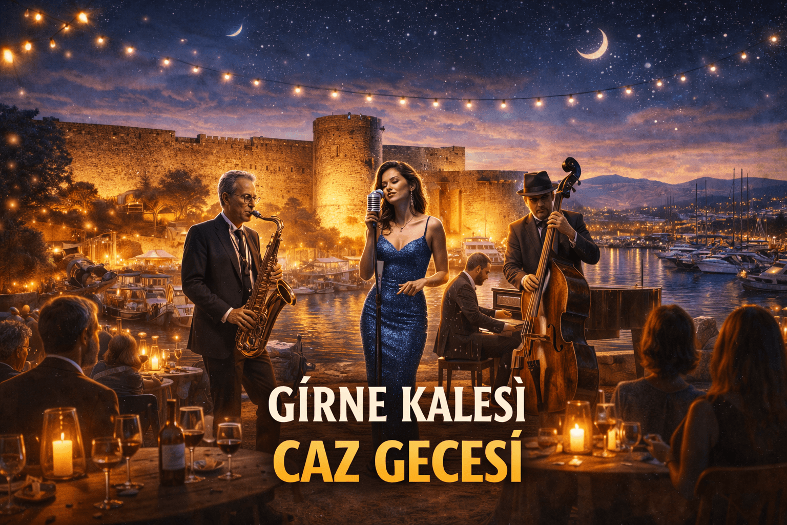 Girne Kalesi Caz Gecesi